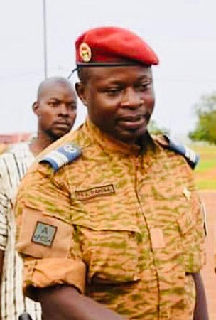 Le lieutenant-colonel Paul Henri Sandaogo Damiba